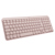 Teclado Logitech K250 Bluetooth Rosa - Vista 2