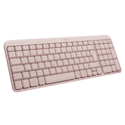 Teclado Logitech K250 Bluetooth Rosa - Vista 4
