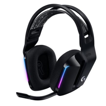 Audífonos logitech g733 lightspeed gaming inalámbricos rgb color negro