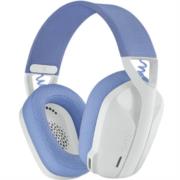 Audífonos logitech gaming g435 inalámbricos micrófono lightspeed color blanco-lila