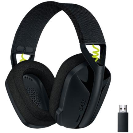Audífonos Logitech Gaming G435 Inalámbricos Micrófono Lightspeed Color Negro-Amarillo - Vista 3