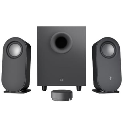 Bocinas logitech z407 bluetooth subwoofer control inalámbrico color negro