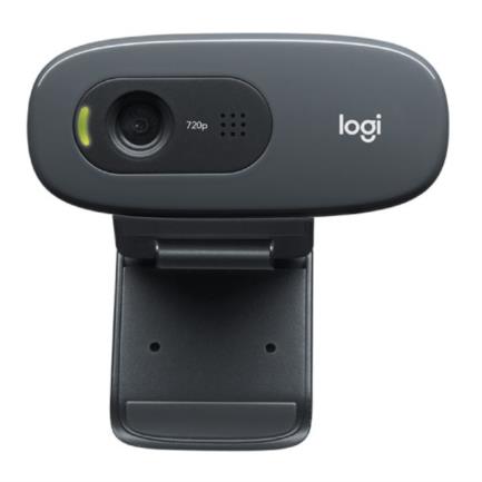 C&aacute;mara web logitech c270 hd 720p plug-play micr&oacute;fono integrado color negro