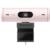 Cámara Web Logitech Brio 500 FHD Resolución 1080p Corrección Iluminación Encuadre Automático Color Rosa - Vista 2