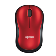 Mouse Logitech M185 Inalámbrico Color Rojo - Vista 2