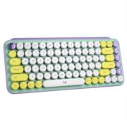 Teclado logitech pop mecánico teclas emoji personalizables color fresh vibes