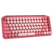 Teclado Logitech Pop Mecánico Teclas Emoji Personalizables Color Rosa Coral - Vista 9