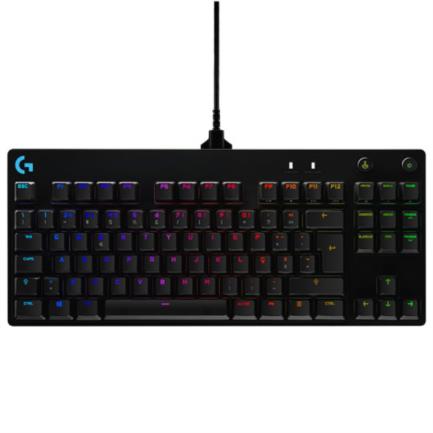 Teclado logitech mec&aacute;nico gaming pro iluminaci&oacute;n rgb color negro