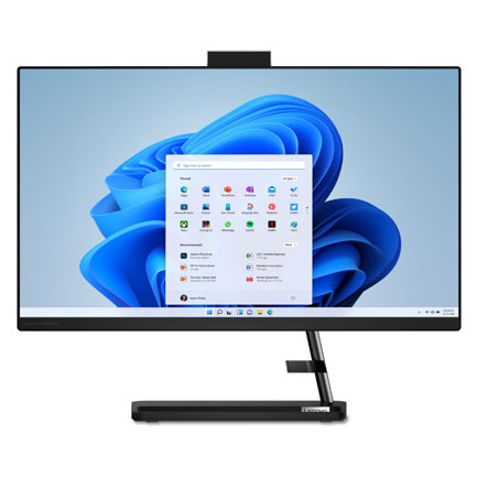 All in one lenovo ideacentre 3 24iap7 23.8 in intel celeron 7305 1.10ghz 8gb 256gb ssd windows 11 home 64bits