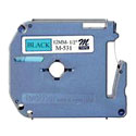 Cinta Brother M531 Negro sobre Azul 12mmx8m PT85/PT65 - Vista 2