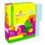 Folder Mapasa Carta Multicolor Color Azul Pastel Pqte 100F - Vista 2