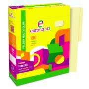 Folder Mapasa Carta Multicolor Color Amarillo Pastel Pqte 100F - Vista 2