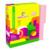 Folder Mapasa Carta Multicolor Color Rosa Pastel Pqte 100F - Vista 3