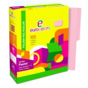Folder Mapasa Carta Multicolor Color Rosa Pastel Pqte 100F - Vista 2