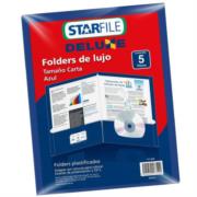 Folder Mapasa Deluxe Carta 24x30 Color Azul C/5 Pzas - Vista 3