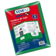 Folder Mapasa Deluxe Carta 24x30 Color Verde C/5 Pzas - Vista 3