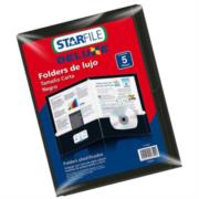 Folder Mapasa Deluxe Carta 24x30 Color Negro C/5 Pzas - Vista 3