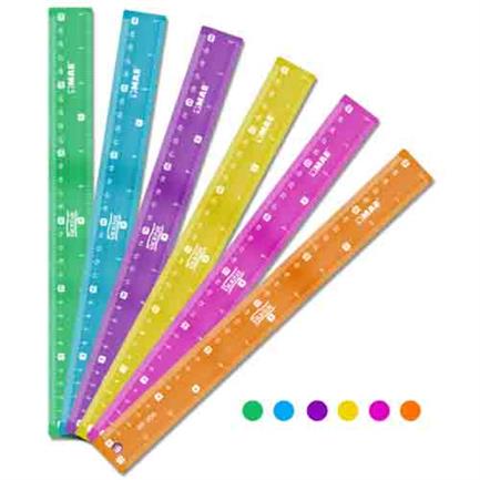 Regla metÁlica flexible mae 30 cms varios colores