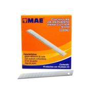 Cuchillas Repuesto Mae RCC-9 Cutter 9mm C/10 Estuches - Vista 3