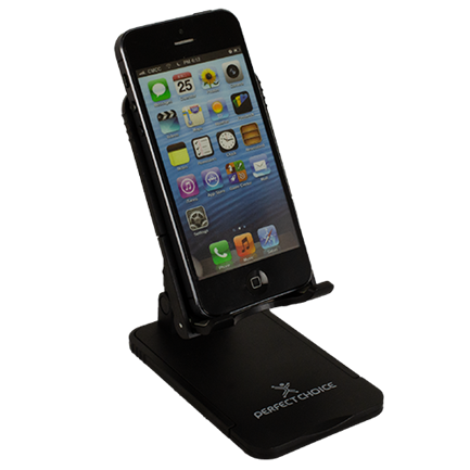 Base de escritorio perfect choice para smartphone plegable y portable color negro