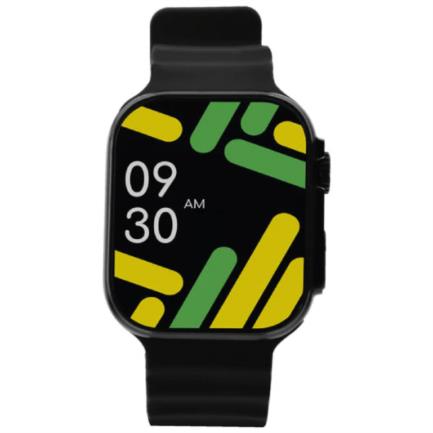 Smart watch perfect choice citrine con pantalla amoled 1.96" modo deporte/monitor cardiaco/llamadas color negro