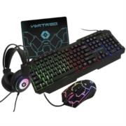Kit Gamer Vortred Alámbrico 4 en 1 Gear Up Color Negro - Vista 2