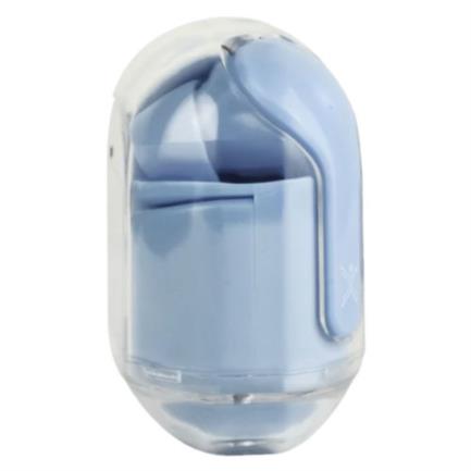 Audífonos Inalámbricos Perfect Choice TWS Estuche Transparente ClearBeat con Indicador de Carga Color Azul - Vista 3