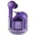 Audífonos Inalámbricos Perfect Choice TWS Estuche Transparente ClearBeat con Indicador de Carga Color Morado - Vista 5
