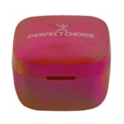 Audífonos Inalámbricos Perfect Choice TWS Brillantes Alcance de 10m Bluetooth Rojo - Vista 11