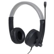 Audífonos Perfect Choice Profesional USB con Micrófono Cable 1.8m Negro con Gris - Vista 6