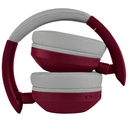Audifono Perfect Choice Soundia Bluetooth On-Ear Borgoña - Vista 9
