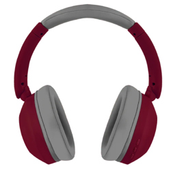 Audifono Perfect Choice Soundia Bluetooth On-Ear Borgoña - Vista 5