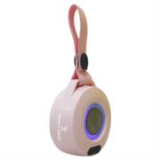 Bocina Perfect Choice Handy Portátil Inalámbrica Batería Recargable Luz RGB Color Rosa - Vista 6