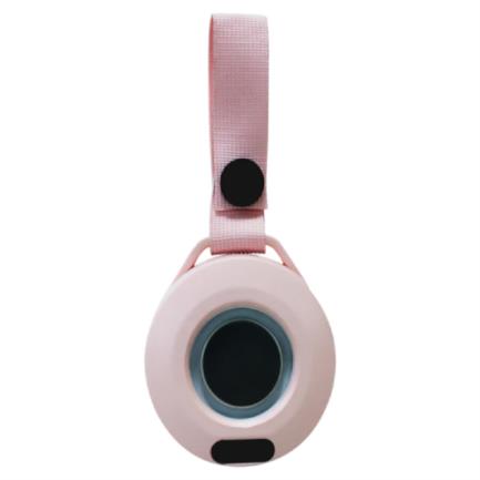 Bocina Perfect Choice Handy Portátil Inalámbrica Batería Recargable Luz RGB Color Rosa - Vista 3
