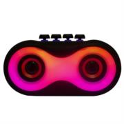 Bocina perfect choice owty led rgb con teclas mecánicas color negro