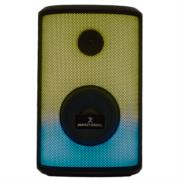 Bocina perfect choice rampage profesional portable rgb 30w color negro