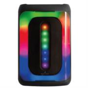 Bocina inalámbrica perfect choice conector usb tipo c panel rgb batería recargable color negro