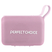 BOCINA PORTATIL PERFECT CHOICE INALAMBRICA SUGARY - ROSA - Vista 5