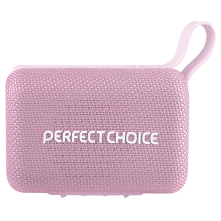 Bocina portatil perfect choice inalambrica sugary - rosa