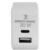 Adaptador de Corriente Perfect Choice 30W Carga Rápida Puertos USB C+A Blanco - Vista 6