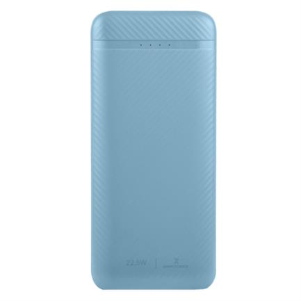 Power bank perfect choice carga rápida 22.5w con cable tipo c bolt azul