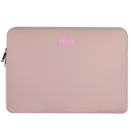 Funda perfect choice bagiq de neopreno para laptop 15" color rosa