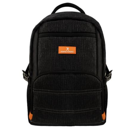 Mochila perfect choice glitch para laptop 15.6" color negro