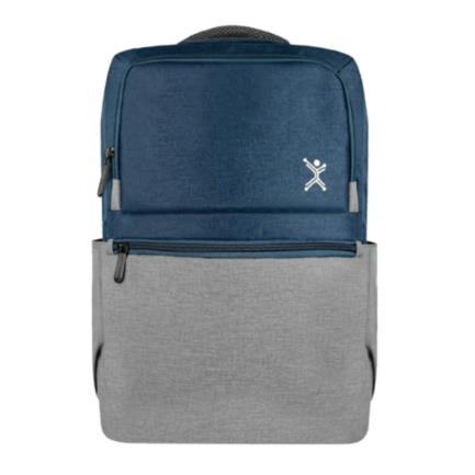 Mochila para laptop 15.6" sunset - azul con gris.
