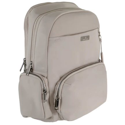 Mochila Perfect Choice Petalia para Laptop de 15.6" de Mujer Color Rosa Acabado Resistente - Vista 3