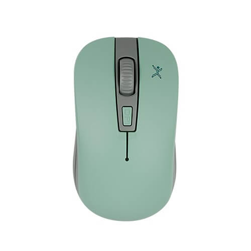Mouse Inalámbrico Perfect Choice Essential Ajustable 800-1200-1600dpi Color Turquesa - Vista 4