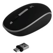 Mouse Inalámbrico Perfect Choice Whisper 2.4 GHz Conector Dual USB C/A Alcance 10m Color Negro - Vista 7