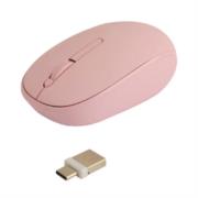 Mouse Inalámbrico Perfect Choice Whisper 2.4 GHz Conector Dual USB C/A Alcance 10m Color Rosa - Vista 7