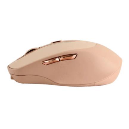 Mouse Perfect Choice Clix Inalámbrico Batería Recargable 6 Botones hasta 1600 DPI Color Caqui 3