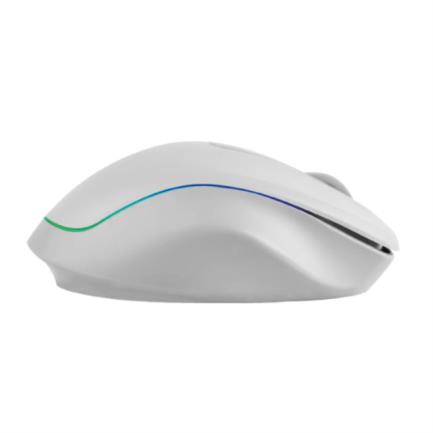 RATON INALAMBRICO PERFECT CHOICE BLANCO RECARGABLE CON LUZ Y CLIC SILENCIOSO LUMIER PRO - Vista 3